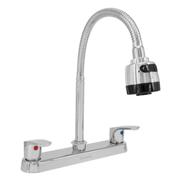 Mezcladora para Fregadero de 8" con Maneral tipo Palanca