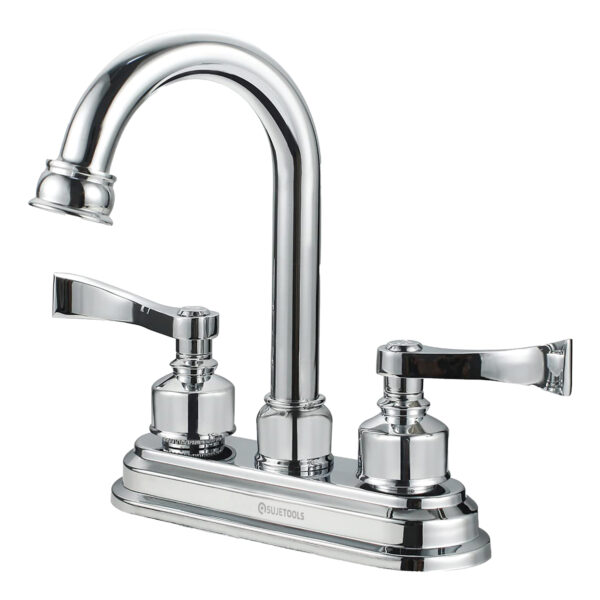 Mezcladora para Lavabo 4" Maneral tipo Palanca