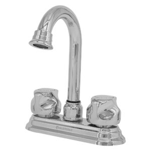 Mezcladora para Lavabo 4" Maneral tipo Flor