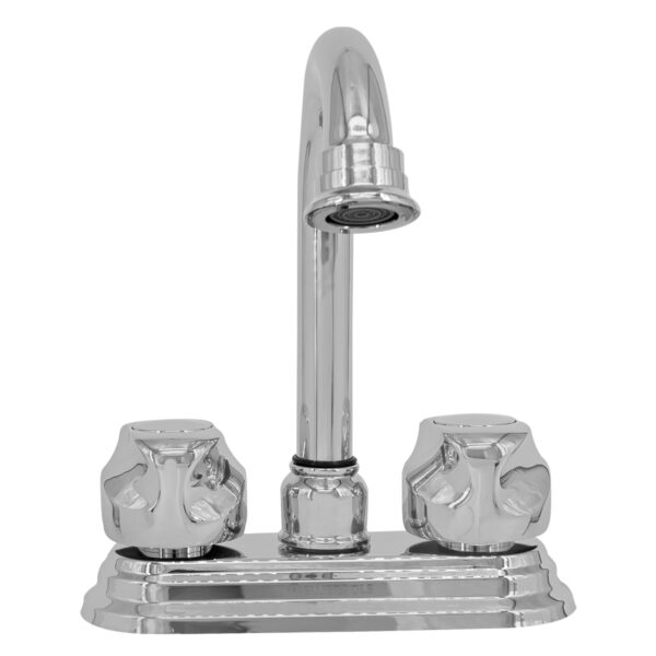 Mezcladora para Lavabo 4" Maneral tipo Flor