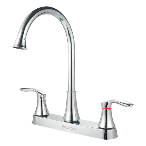 Mezcladora para Fregadero de 8" con Maneral de Palanca