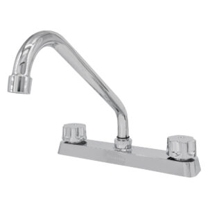 Mezcladora para Fregadero de 8" con Maneral de Punto