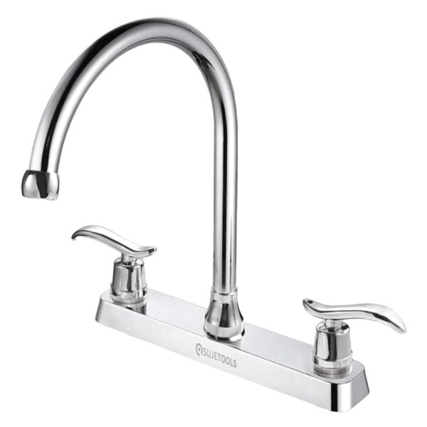 Mezcladora para Fregadero de 8" con Maneral de Palanca