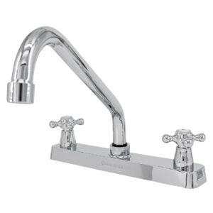 Mezcladora para Fregadero de 8" con Maneral tipo Cruceta