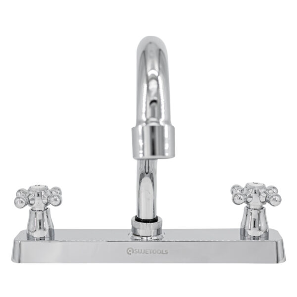 Mezcladora para Fregadero de 8" con Maneral tipo Cruceta