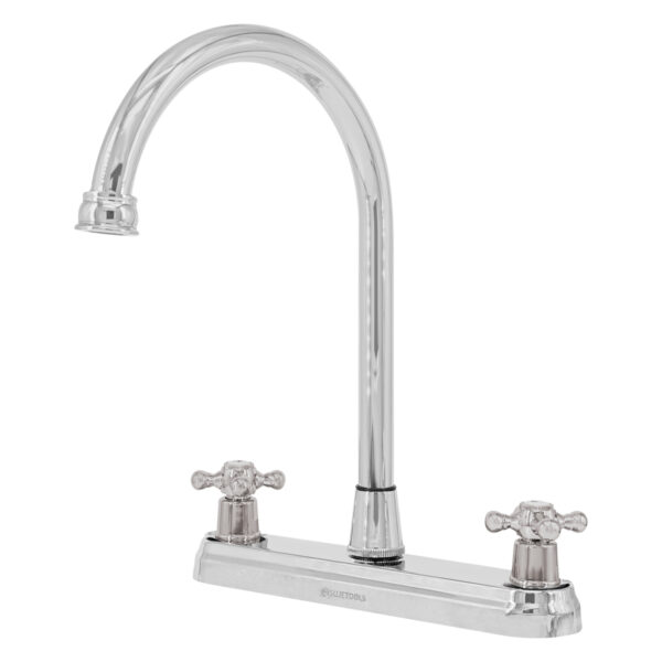 ST8064-1 Mezcladora para Fregadero de 8" con Maneral tipo Cruceta