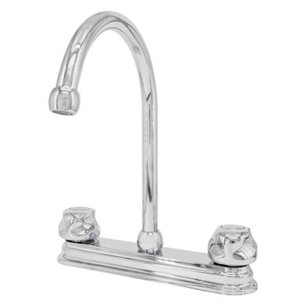 Mezcladora para Fregadero de 8" con Maneral tipo Flor