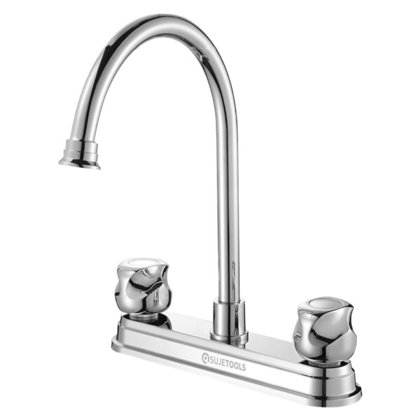 Mezcladora para Fregadero de 8" con Maneral tipo Flor