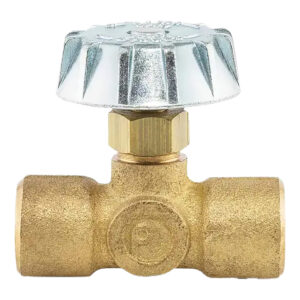 Válvula para Gas Aguja 1/4" Terminal x 1/4" NPT
