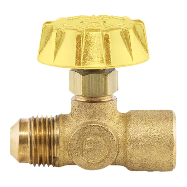 Válvula para Gas Aguja 3/8" Flare x 1/4" NPT