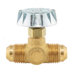 Válvula para Gas Aguja 3/8" x 3/8" Flare