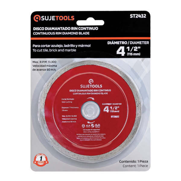 Disco Diamantado Rin Continuo