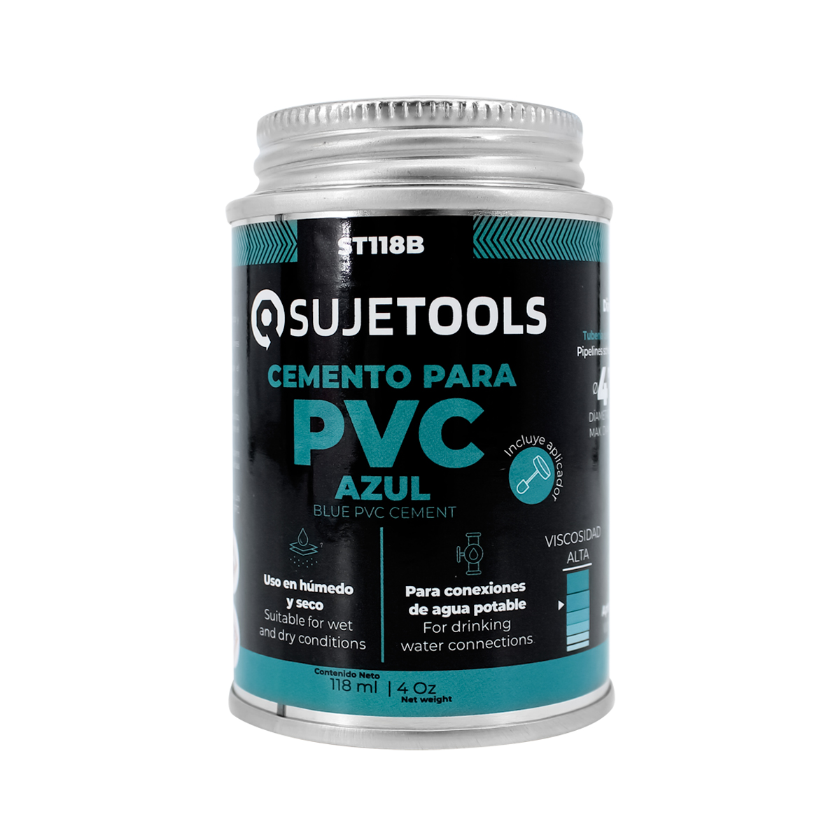 Cemento PVC Azul Lata 118 ml